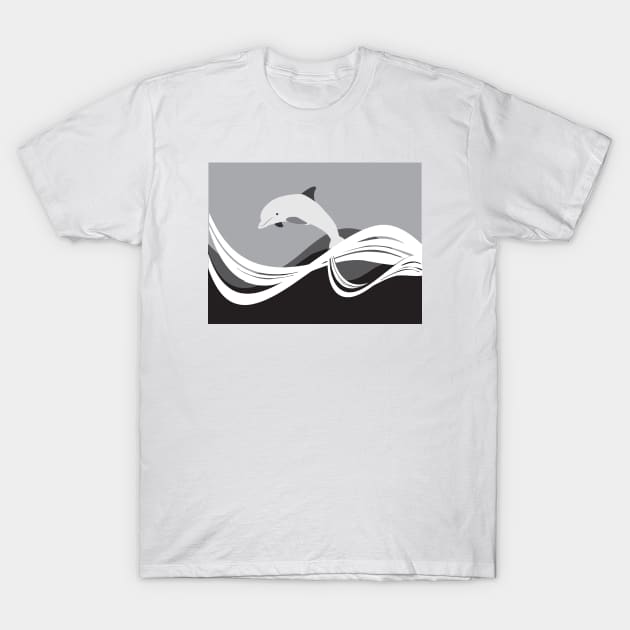 Dolphin T-Shirt by dddesign